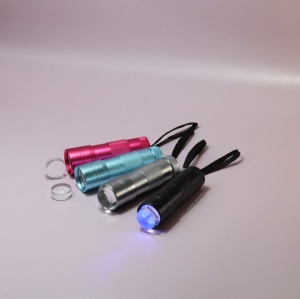 Mini Lampă lanternă cu stampila din silicon 12W, culoare gri