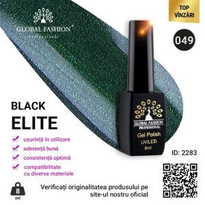 OJA SEMIPERMANENTA BLACK ELITE, GLOBAL FASHION 8 ML, 049