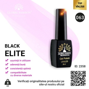 OJA SEMIPERMANENTA BLACK ELITE, GLOBAL FASHION 8 ML, 063