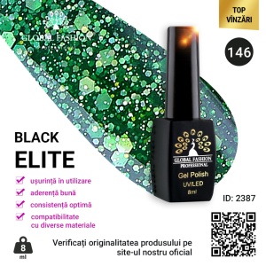 OJA SEMIPERMANENTA BLACK ELITE, GLOBAL FASHION 8 ML, 146