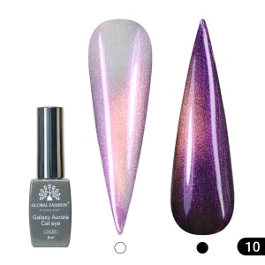Ojă semipermanentă Galaxy Aurora Cat Eye Global Fashion, 8ml, 010 - TPO Free