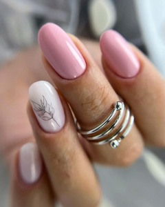Gel color B nails T35