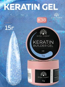 Gel pentru constructia unghiilor, Keratin Builder Gel, K38