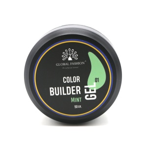 Gel pentru constructie 50 g, Color Builder Gel 01-Mint