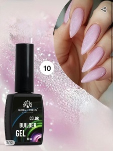 Glitter builder Gel Global Fashion color 010 - TPO Free