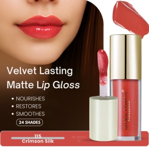 Luciu de buze mat și rezistent Velvet Lasting Matte, Global Fashion, GF38006 #115 - Img 3