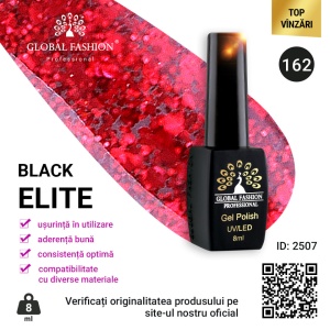 OJA SEMIPERMANENTA BLACK ELITE, GLOBAL FASHION 8 ML, 162