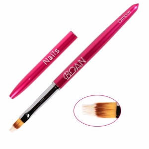 PENSULA OMBRE TIP STILOU FUCSIA CU CAPAC FARA STRASURI