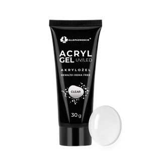 Polygel Allepaznokcie Clear 30g Hema DiHema Free & TPO Free- transparent