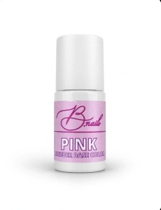 Rubber base Base coat color B nails Pink - Img 3