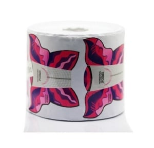 Sabloane unghii FLUTURE ROZ 100 buc