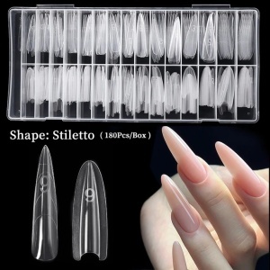 Set 240 Tipsuri Sandwich Dual Form Long Stiletto