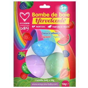 BOMBE DE BAIE EFERVESCENTE PENTRU COPII 3BUC/SET EASY00137
