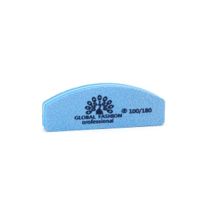 Buffer pentru unghii, mini, granulatie 100/180, albastru