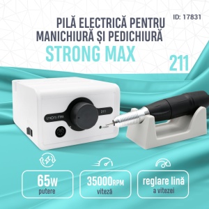 Freză electrică Strong Max 211, 35000 rotatii, 65W