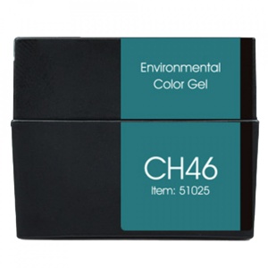 Gel color Canni Mud, verde metalizat, 5 ml, CH46