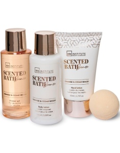IDC INSTITUTE Scented Bath Bronze Set Cadou Baie Cadita - Img 2