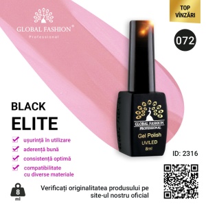OJA SEMIPERMANENTA BLACK ELITE, GLOBAL FASHION 8 ML, 072