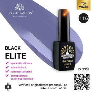 OJA SEMIPERMANENTA BLACK ELITE, GLOBAL FASHION 8 ML, 116