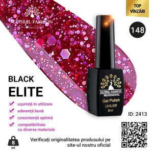 OJA SEMIPERMANENTA BLACK ELITE, GLOBAL FASHION 8 ML, 148