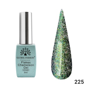 Ojă semipermanentă Flakes Chameleon 225 - TPO Free