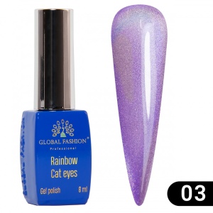OJA SEMIPERMANENTA RAINBOW LASER CAT EYES 8ML, 03