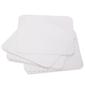 Servetele perforate pentru unghii 540 buc - albe