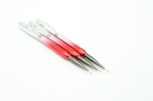 Set de pensule pentru design #7, #9, #11 mm red - Img 2