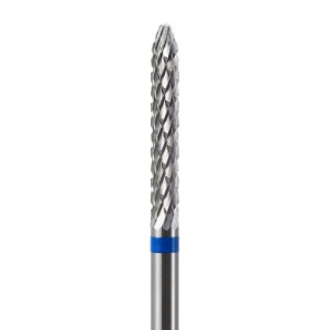 Capat de freza carbid tip con subtire, albastru #3