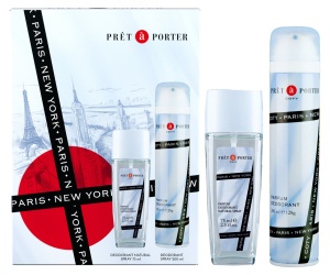 Caseta Cadou Femei Pret a Porter, Deodorant Natural Spray 75 ml, Deoodorant 200 ml