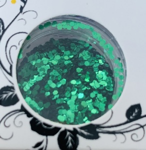 Decor unghii hexagon - verde