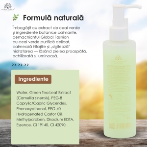 Demachiant de curățare, Green Tea Mountain Spring Makeup Remover, 200 ml - Img 4