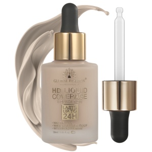 Fond de ten, Global Fashion HD Liquid Coverage Foundation, 30ml, GX08, Deep Cocoa