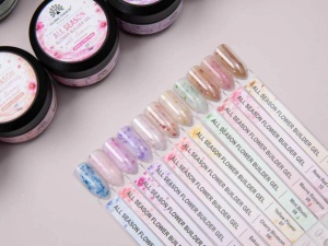 Gel pentru constructia unghiilor All Season Flower Builder Gel, 15 g 10 - Img 3