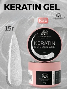 Gel pentru constructia unghiilor, Keratin Builder Gel, K36