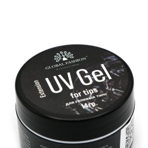 Gel UV pentru tipsuri dizolvabile, Global Fashion, Transparent, 14 g - Img 2