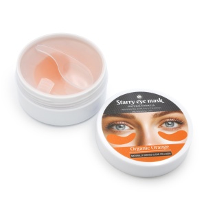 Mască pentru pleoape Starry, portocală, colagen clar de origine naturală - Img 2