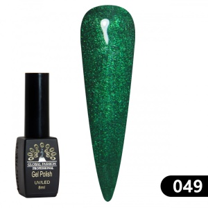 OJA SEMIPERMANENTA BLACK ELITE, GLOBAL FASHION 8 ML, 049 - Img 2
