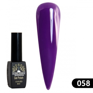 OJA SEMIPERMANENTA BLACK ELITE, GLOBAL FASHION 8 ML, 058