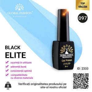 OJA SEMIPERMANENTA BLACK ELITE, GLOBAL FASHION 8 ML, 097