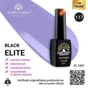 OJA SEMIPERMANENTA BLACK ELITE, GLOBAL FASHION 8 ML, 117