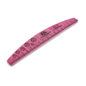 Pila pentru unghii refolosibila gradata semiluna PREMIUM 100/150, roz