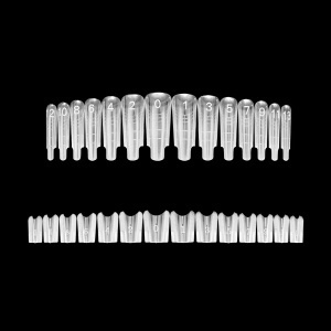 Set 240 Tipsuri Sandwich Dual Form Oval Short