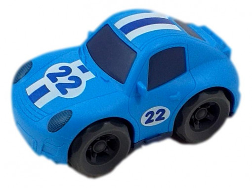 Masina frictiune Car Fun, Lumini si sunete, 18M+, Albastru