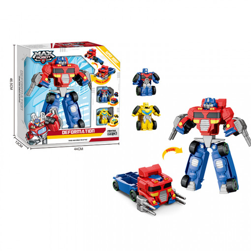 Robot Max, se Deformeaza si Transforma in camion, multicolor