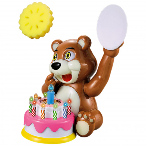 Jucarie Interactiva, Party Bear, Cu aruncator de placinte, lumini Si Sunet