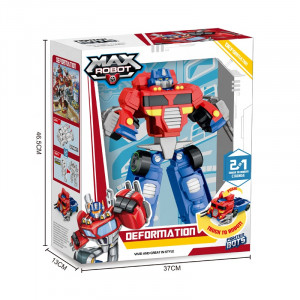 Robot Max, se Deformeaza si Transforma in camion, multicolor - Img 3