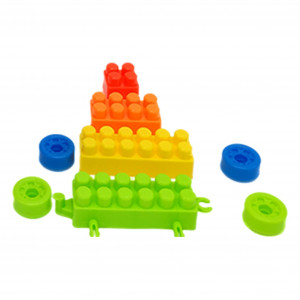 Set Cuburi pentru Construit 245 piese, Multi Color - Img 7