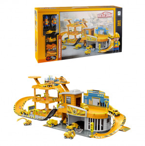 Set Masinute ,Parcare supraetajata, 82 piese,multicolor - Img 2