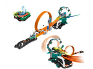 Set masinute Pista cu bucla cu rotatie 360grade, masinuta isi schimba culoarea la apa rece-calda - Img 3